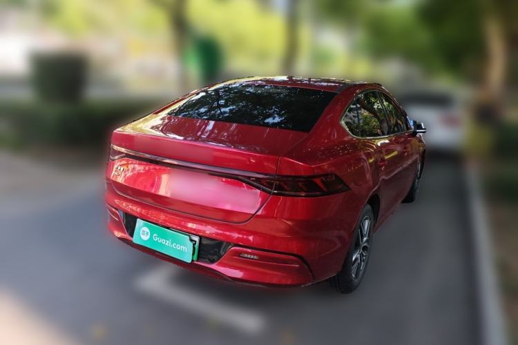 Used BYD Qin PLUS 2021 DM-i 55KM Flagship Model Rear Right 45 Deg