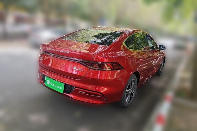 Used BYD Qin PLUS 2021 DM-i 55KM Flagship Model Rear Right 45 Deg