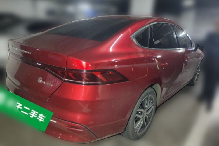 Used BYD Qin PLUS 2021 DM-i 55KM Flagship Model Rear Right 45 Deg