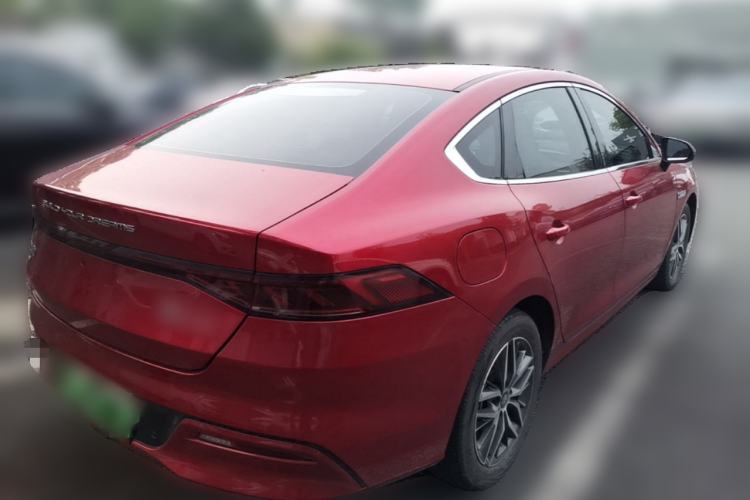 Used BYD Qin PLUS 2021 EV 500KM Luxury Model Rear Right 45 Deg