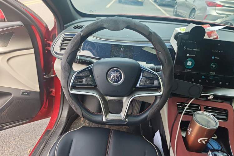 Used BYD Qin PLUS 2021 EV 600KM Flagship Model Steering Wheel