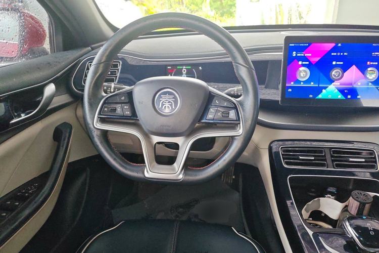 Used BYD Qin PLUS 2021 EV 500KM Luxury Model Steering Wheel