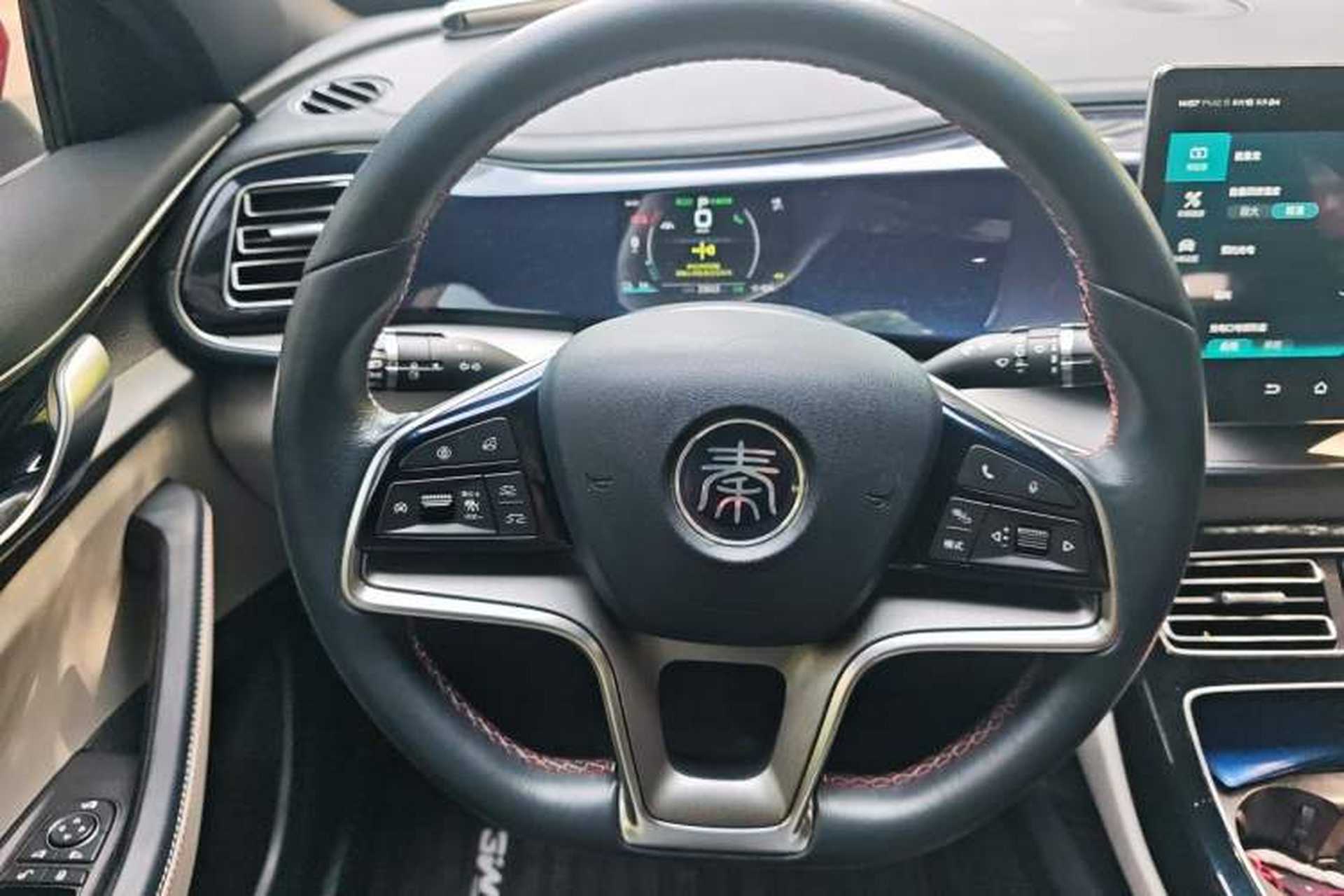 Used BYD Qin PLUS 2021 EV 500KM Premium Model Steering Wheel
