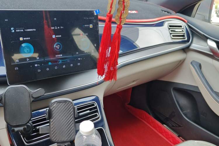Used BYD Qin PLUS 2021 DM-i 55KM Flagship Model Audio And AC Panel