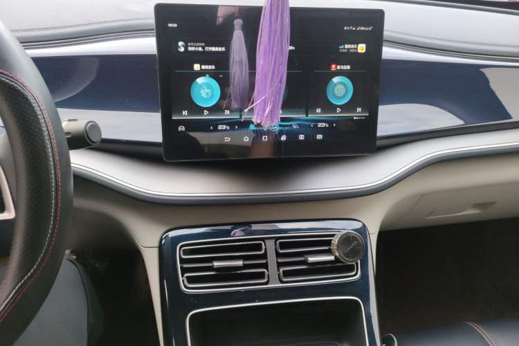 Used BYD Qin PLUS 2021 DM-i 120KM Prestige Model Audio And AC Panel