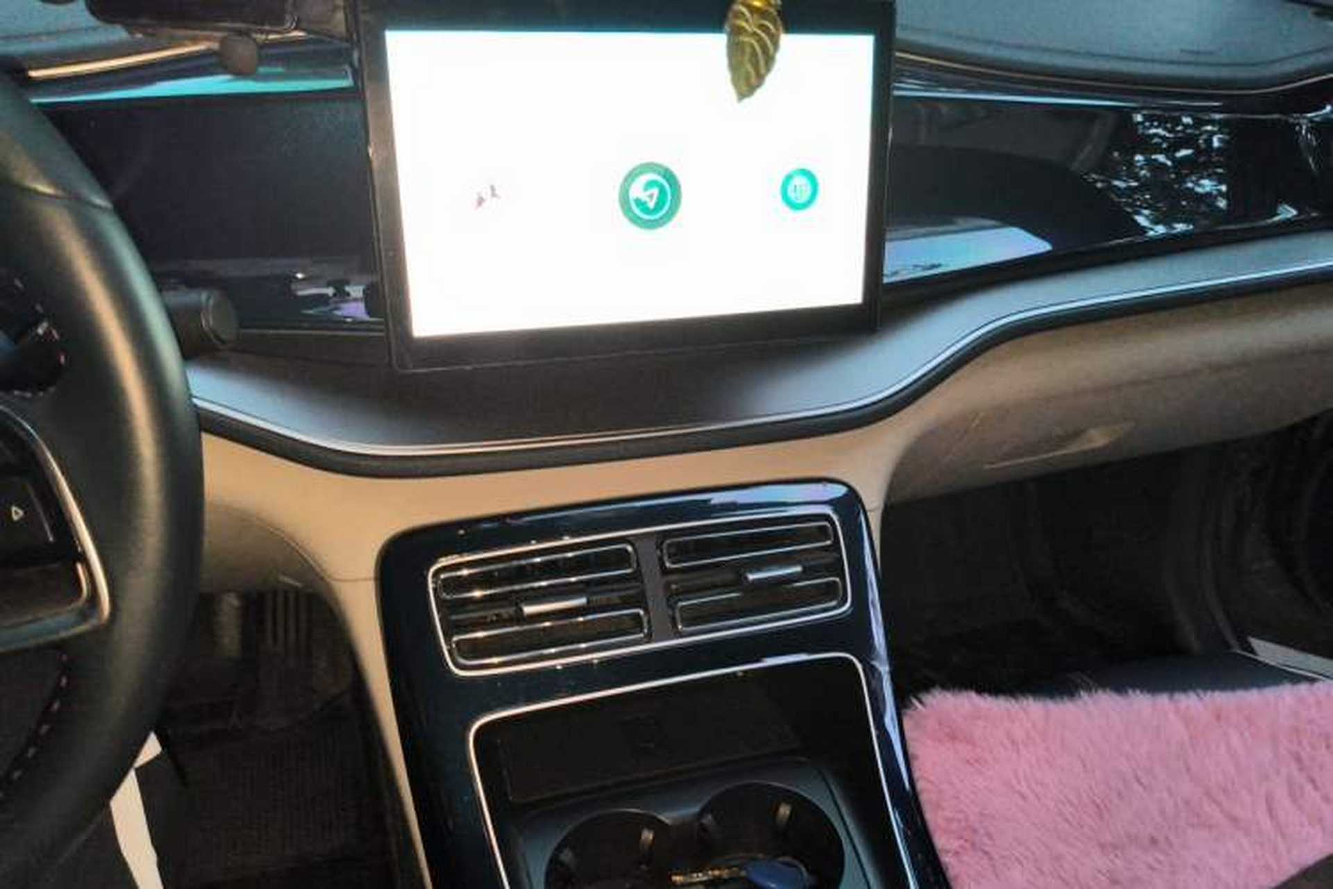 Used BYD Qin PLUS 2021 EV 500KM Luxury Model Audio And AC Panel