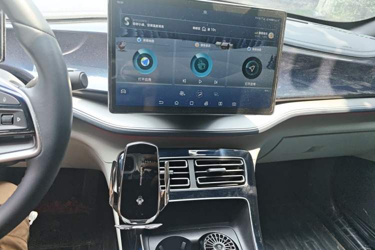 Used BYD Qin PLUS 2021 DM-i 120KM Flagship Model Audio And AC Panel