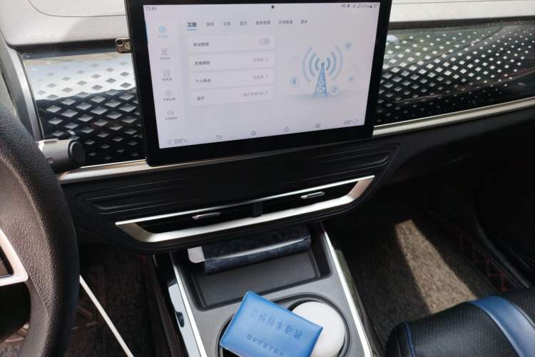 Used BYD Qin PLUS 2021 EV 420KM Commuter Edition Audio And AC Panel