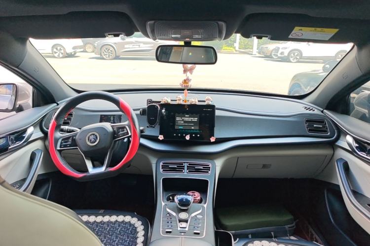 Used BYD Qin PLUS 2021 DM-i 55KM Flagship Model Center Console