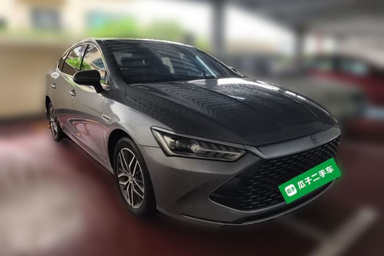 Used BYD Qin PLUS 2021 DM-i 55KM Flagship Model Front Right 45 Deg