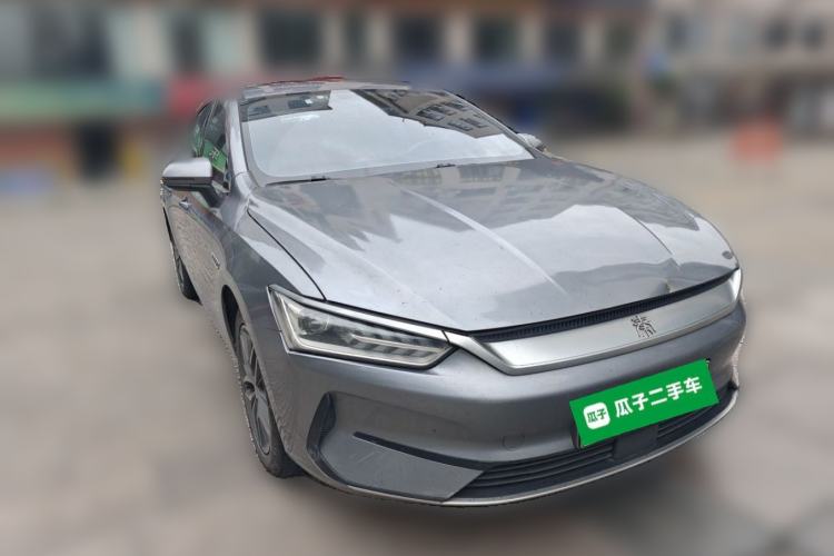 Used BYD Qin PLUS 2021 EV 500KM Luxury Model Front Right 45 Deg