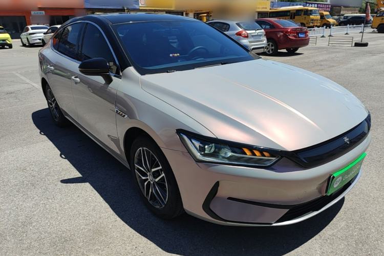 Used BYD Qin PLUS 2021 EV 400KM Luxury Model Front Right 45 Deg