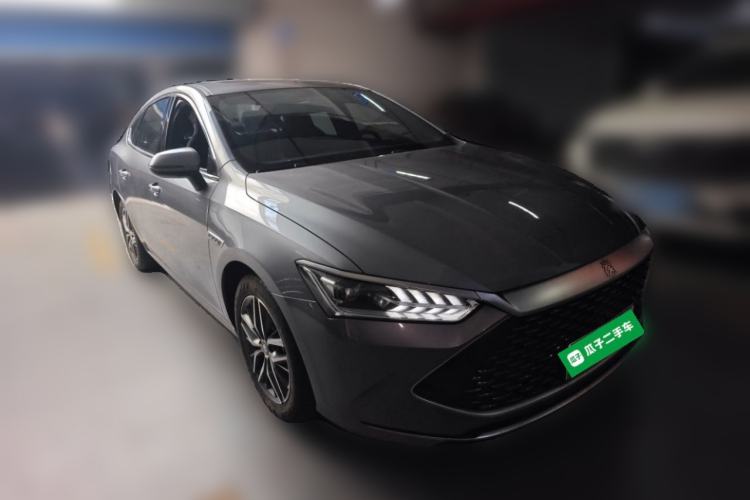 Used BYD Qin PLUS 2021 DM-i 55KM Flagship Model Front Right 45 Deg