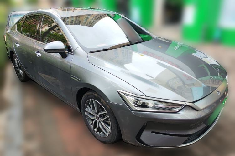 Used BYD Qin PLUS 2021 EV 500KM Premium Model Front Right 45 Deg