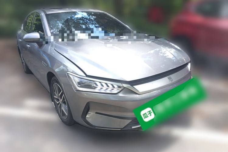Used BYD Qin PLUS 2021 EV 500KM Luxury Model Front Right 45 Deg