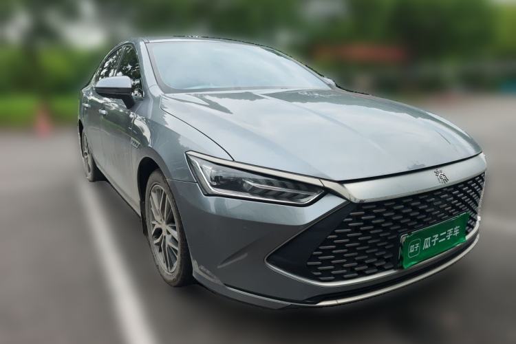 Used BYD Qin PLUS 2021 DM-i 55KM Flagship Model Front Right 45 Deg