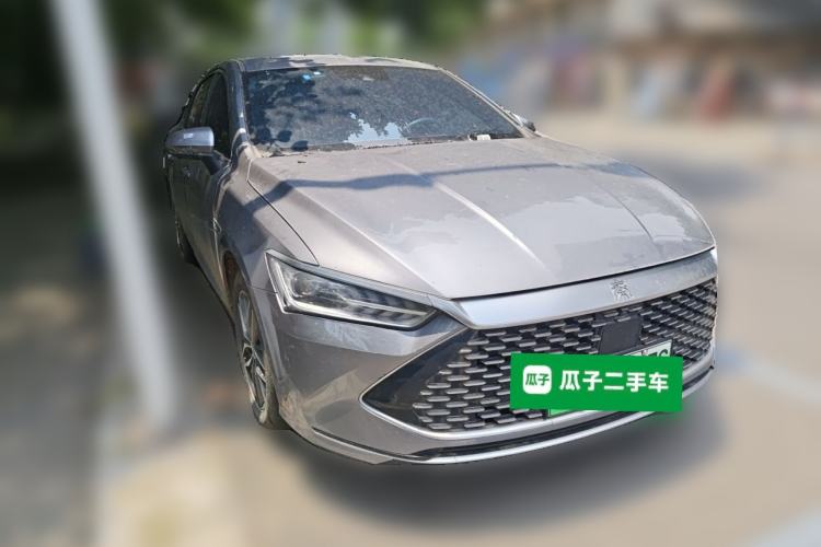 Used BYD Qin PLUS 2021 DM-i 120KM Flagship Model Front Right 45 Deg