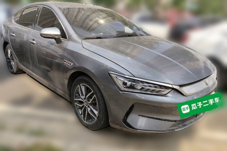 Used BYD Qin PLUS 2021 EV 500KM Luxury Model Front Right 45 Deg