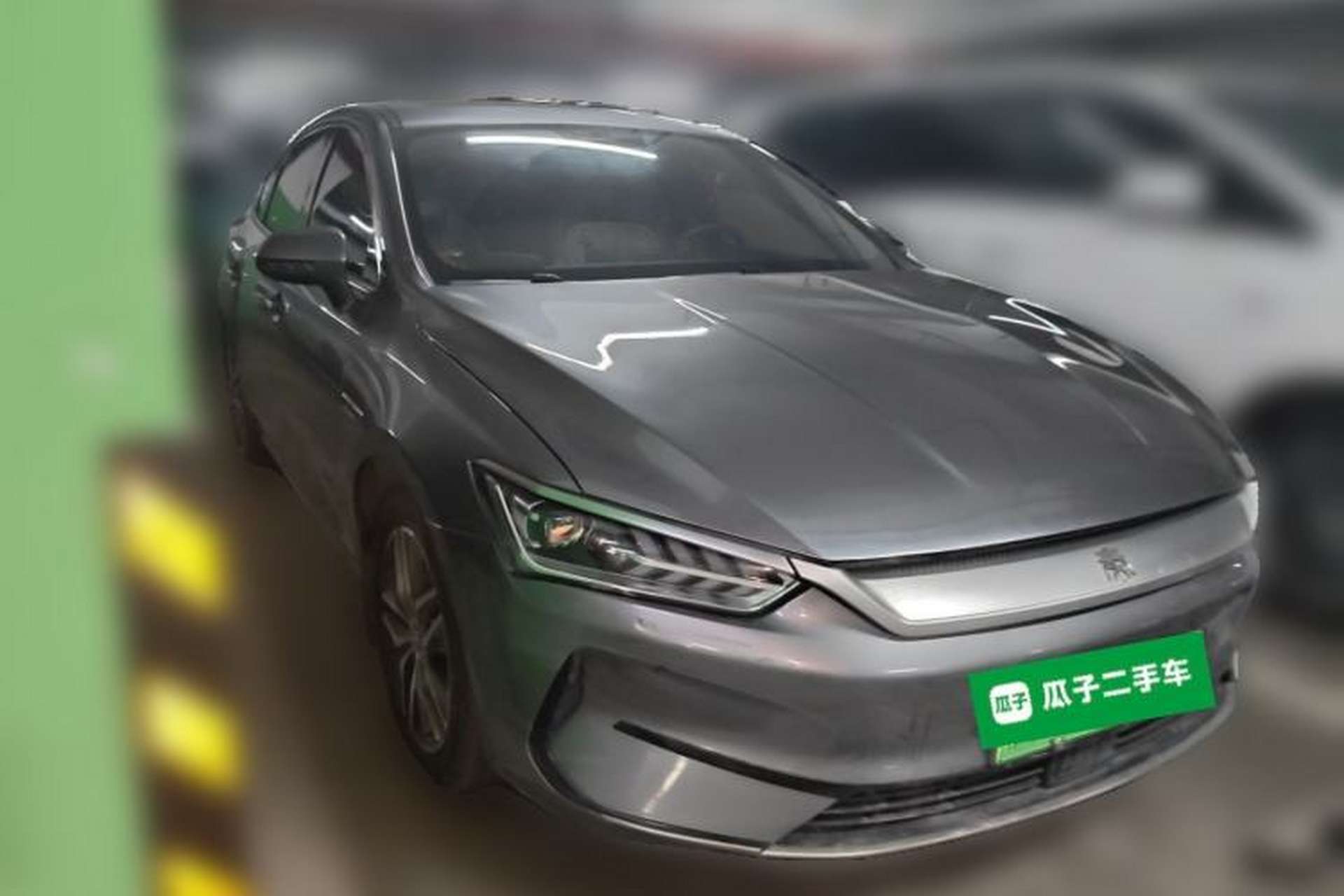 Used BYD Qin PLUS 2021 EV 500KM Luxury Model Front Right 45 Deg