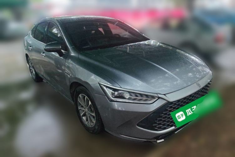 Used BYD Qin PLUS 2021 DM-i 55KM Prestige Model Front Right 45 Deg