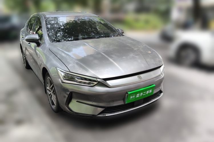 Used BYD Qin PLUS 2021 EV 500KM Luxury Model Front Right 45 Deg