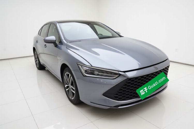 Used BYD Qin PLUS 2021 DM-i 120KM Prestige Model Front Right 45 Deg