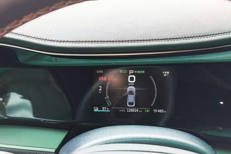 Used BYD Qin PLUS 2021 EV 500KM Luxury Model Instrument Cluster