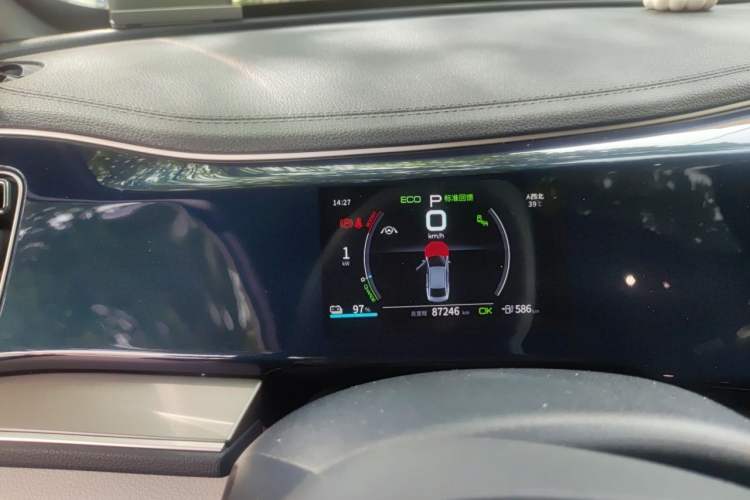 Used BYD Qin PLUS 2021 EV 600KM Flagship Model Instrument Cluster