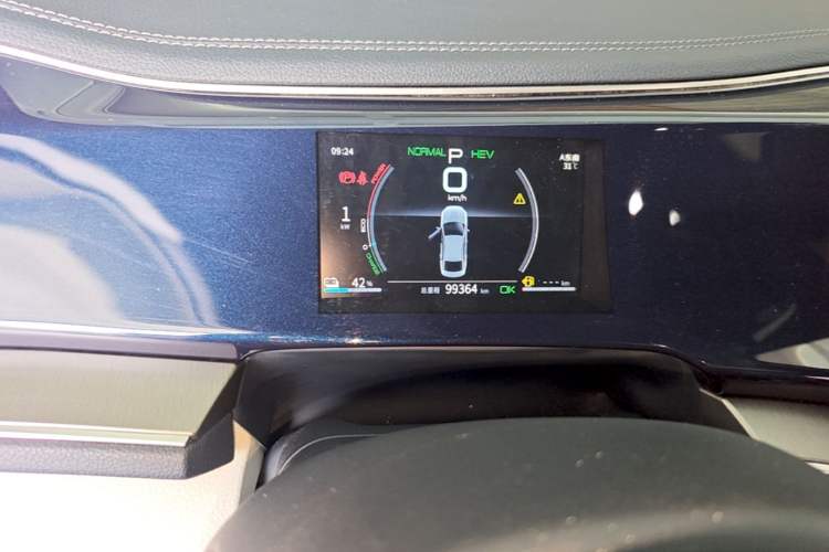 Used BYD Qin PLUS 2021 DM-i 55KM Flagship Model Instrument Cluster