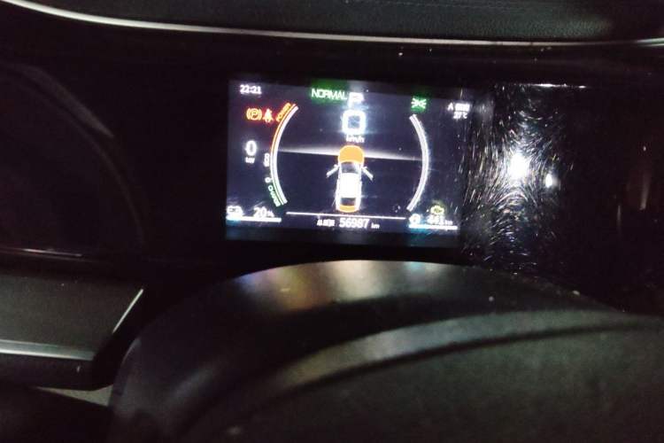 Used BYD Qin PLUS 2021 DM-i 120KM Prestige Model Odometer Close Up