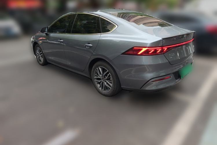 Used BYD Qin PLUS 2021 EV 400KM Luxury Model Rear Left 45 Deg