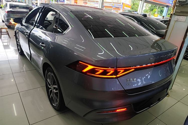 Used BYD Qin PLUS 2021 EV 500KM Premium Model Rear Left 45 Deg