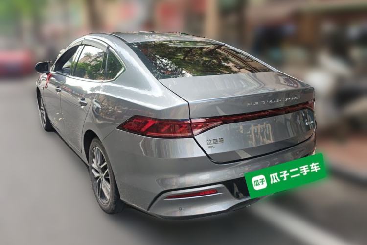 Used BYD Qin PLUS 2021 EV 500KM Luxury Model Rear Left 45 Deg