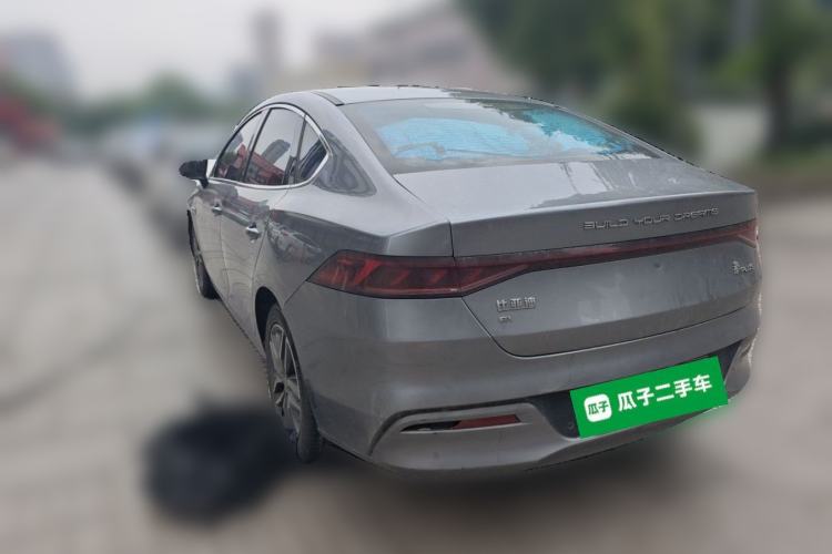 Used BYD Qin PLUS 2021 EV 500KM Luxury Model Rear Left 45 Deg