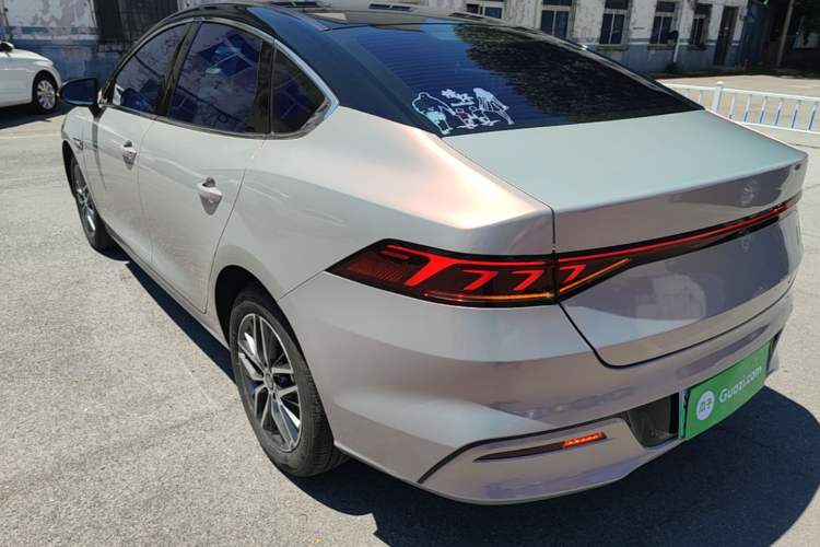 Used BYD Qin PLUS 2021 EV 400KM Luxury Model Rear Left 45 Deg