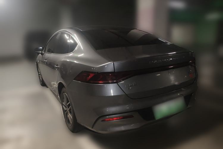 Used BYD Qin PLUS 2021 EV 500KM Luxury Model Rear Left 45 Deg