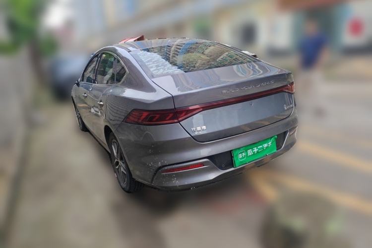 Used BYD Qin PLUS 2021 EV 500KM Luxury Model Rear Left 45 Deg