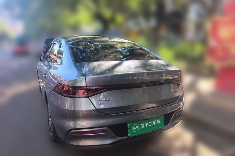 Used BYD Qin PLUS 2021 EV 500KM Luxury Model Rear Left 45 Deg