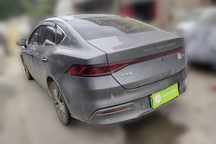 Used BYD Qin PLUS 2021 EV 500KM Luxury Model Rear Left 45 Deg