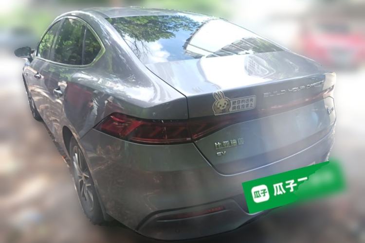 Used BYD Qin PLUS 2021 EV 500KM Luxury Model Rear Left 45 Deg