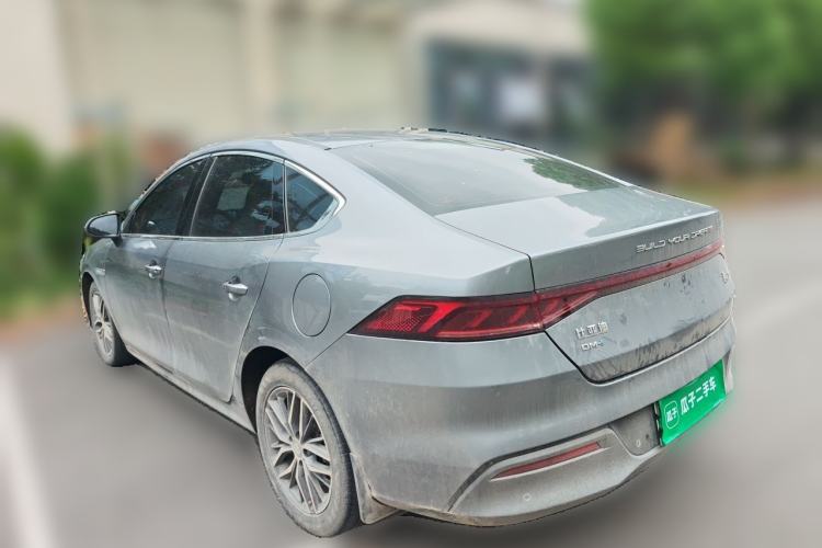 Used BYD Qin PLUS 2021 DM-i 55KM Flagship Model Rear Left 45 Deg