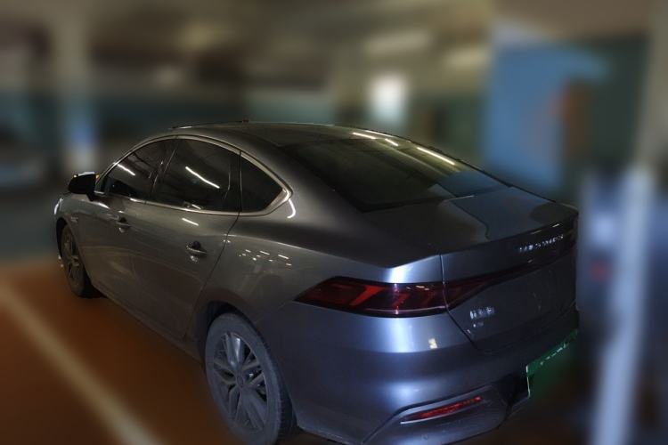 Used BYD Qin PLUS 2021 EV 500KM Luxury Model Rear Left 45 Deg