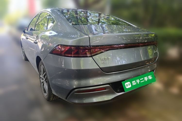 Used BYD Qin PLUS 2021 EV 500KM Luxury Model Rear Left 45 Deg