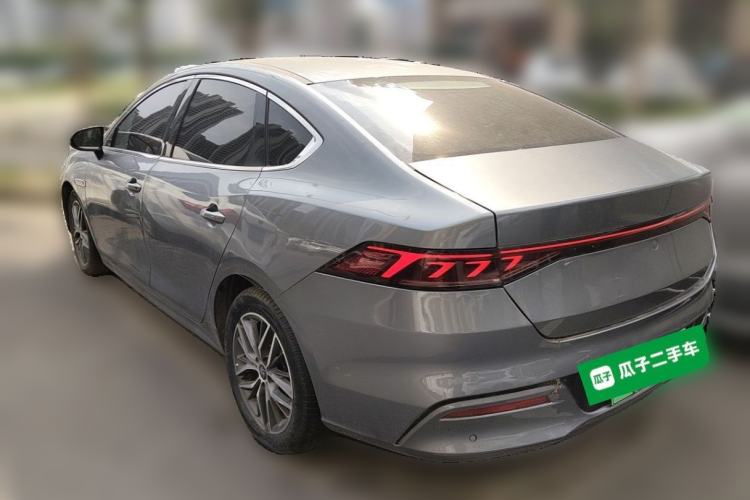 Used BYD Qin PLUS 2021 EV 500KM Luxury Model Rear Left 45 Deg