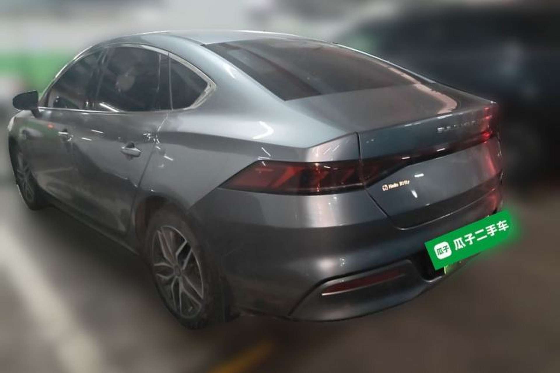 Used BYD Qin PLUS 2021 EV 500KM Luxury Model Rear Left 45 Deg
