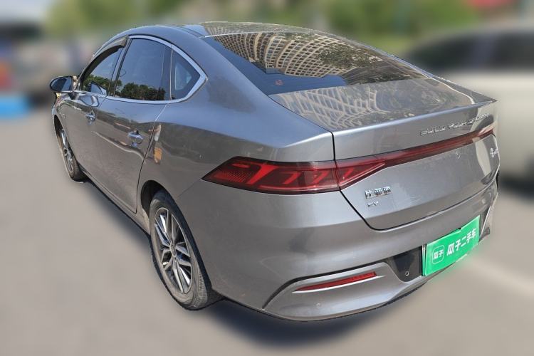 Used BYD Qin PLUS 2021 EV 500KM Luxury Model Rear Left 45 Deg