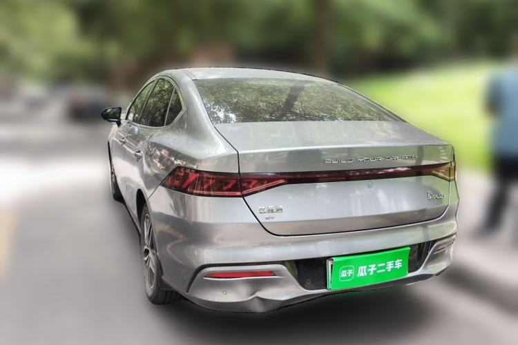Used BYD Qin PLUS 2021 EV 500KM Luxury Model Rear Left 45 Deg
