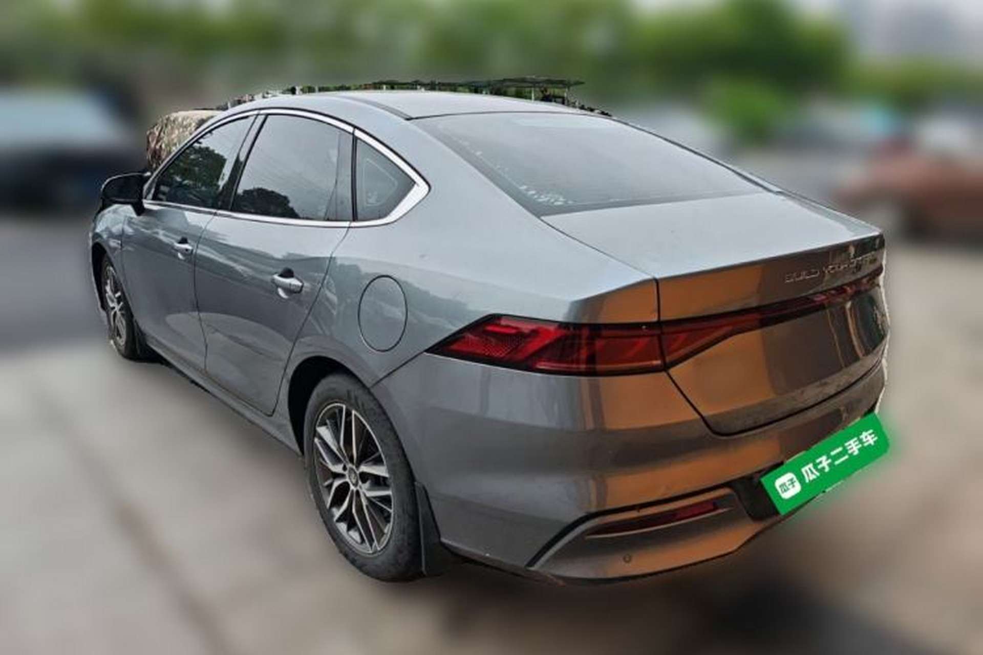 Used BYD Qin PLUS 2021 DM-i 55KM Flagship Model Rear Left 45 Deg