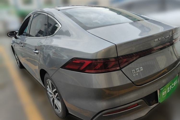 Used BYD Qin PLUS 2021 EV 500KM Luxury Model Rear Left 45 Deg