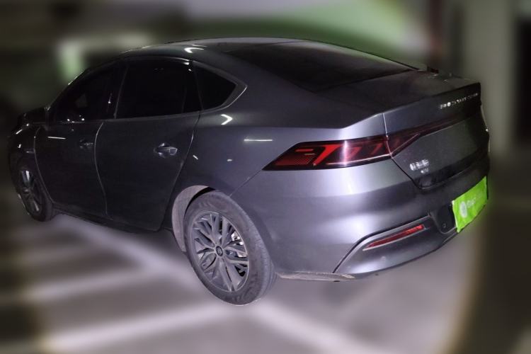 Used BYD Qin PLUS 2021 EV 500KM Luxury Model Rear Left 45 Deg